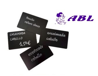 TARJETA PVC NEGRA PERSONALIZADA